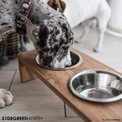 51 Degrees North Voerbak Teak High 21 51 Degrees North Voerbak Teak High -Honden Benodigdheden 51 degrees north voerbak teak high 211103 1000 none