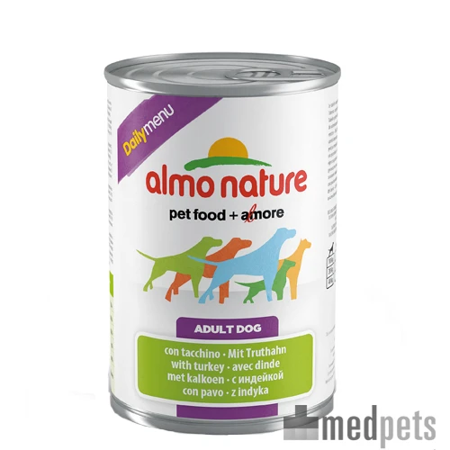 Almo Nature Dog Daily Menu Hondenvoer - Blik - Kalkoen 5 Almo Nature Dog Daily Menu Hondenvoer - Blik - Kalkoen - Afbeelding 3