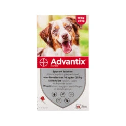 Advantix -Honden Benodigdheden advantix 2501250 10 tot 25 kg 4 pipetten 65619 2000 none