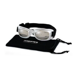 Dogoptics Hondenzonnebril Biker - Silver Frame & Mirror Lens -Honden Benodigdheden c06334dcb24294fbb0f984fb18f50eef0285f3c9cbbc8373d290be0044e6c077 4