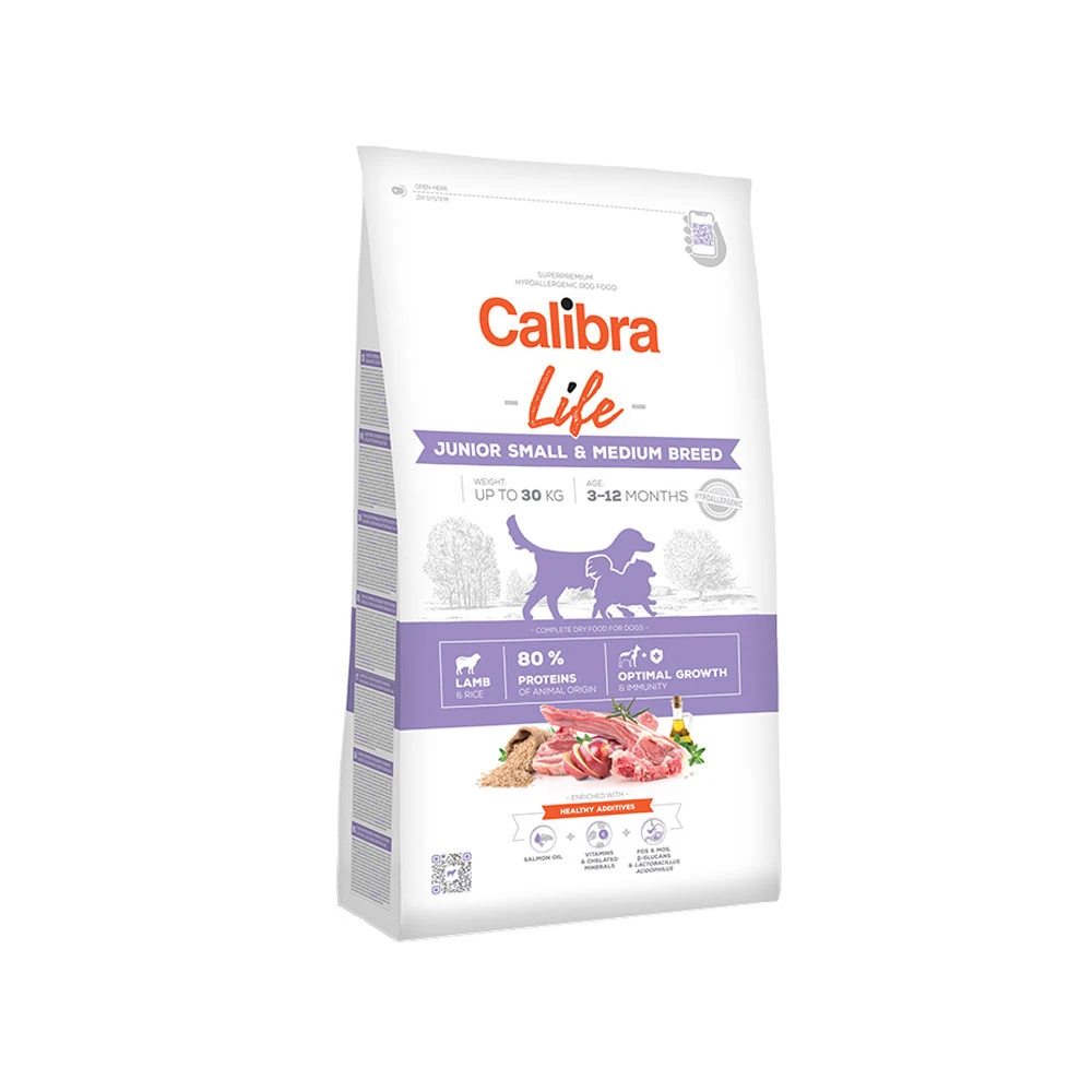 Calibra Dog Life Junior Small & Medium Breed - Lam