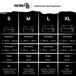 District 70 Lodge Box Bed -Honden Benodigdheden district 70 lodge box bed hondenmand 190703 2000 none