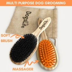 Dogslife Bamboo Dog Brush -Honden Benodigdheden dogslife bamboo dog brush 219803 0500 none