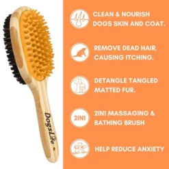 Dogslife Bamboo Dog Brush -Honden Benodigdheden dogslife bamboo dog brush 219808 0500 none