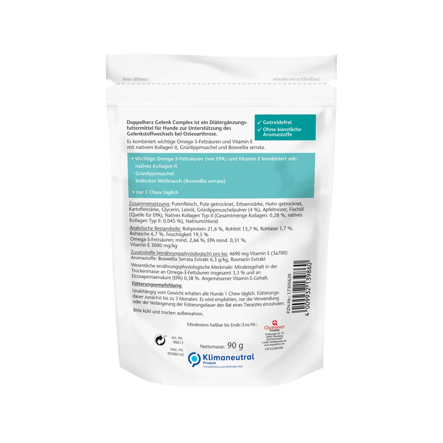 Doppelherz Gelenk Complex Voor Honden 6 Doppelherz Gelenk Complex Voor Honden - Afbeelding 4