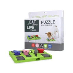 Eat Slow Live Longer Puzzle Antischrok Voerbak -Honden Benodigdheden eat slow live longer puzzle antischrok voerbak 220721 0500 none