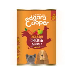 Edgard & Cooper Adult - Kip & Kalkoen - Blik -Honden Benodigdheden edgard cooper adult kip kalkoen blik 113570 0500 none
