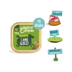 Edgard & Cooper Adult - Lam & Rund - Kuipje -Honden Benodigdheden edgard cooper adult lam rund kuipje 173626 1000 none