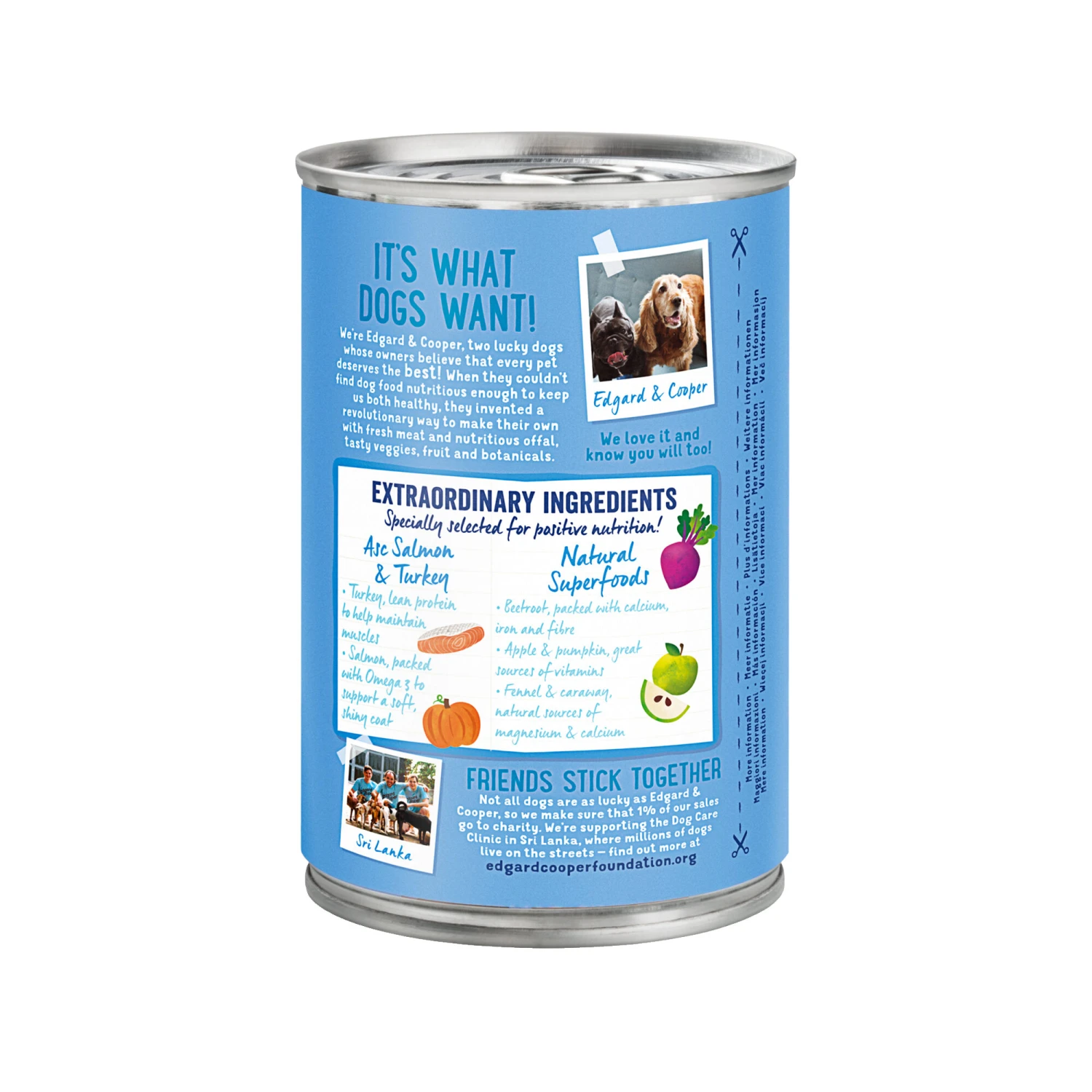 Edgard & Cooper Edgar & Cooper Adult - Zalm & Kalkoen - Blik 5 Edgard & Cooper Edgar & Cooper Adult - Zalm & Kalkoen - Blik - Afbeelding 3