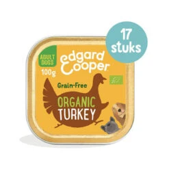 Edgard & Cooper Biologisch Adult - Kalkoen - Kuipje -Honden Benodigdheden edgard cooper biologisch adult kalkoen kuipje 173602 1000 none