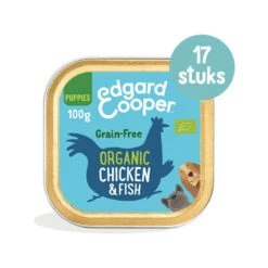 Edgard & Cooper Biologisch Puppy - Kip & Vis - Kuipje -Honden Benodigdheden edgard cooper biologisch puppy kip vis kuipje 173593 1000 none