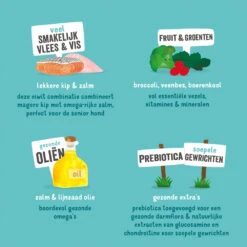 Edgard & Cooper Senior - Kip & Zalm - Blik -Honden Benodigdheden edgard cooper senior kip zalm blik 168582 1000 none