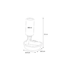 Flamingo Drinkfles Diza -Honden Benodigdheden flamingo drinkfles diza 222563 1500 none