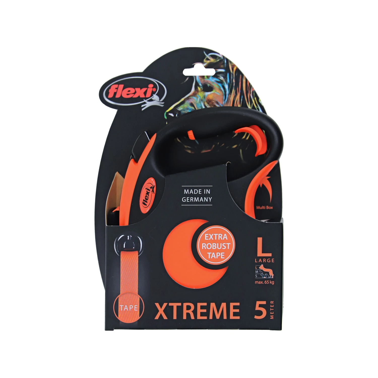 Flexi Rollijn XTREME Tape Leash - Orange 10 Flexi Rollijn XTREME Tape Leash - Orange - Afbeelding 8