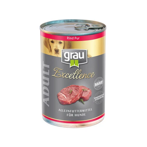 Grau Excellence Adult Puur Hondenvoer - Rund - Blik - Afbeelding 2