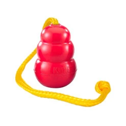 KONG Classic With Rope -Honden Benodigdheden kong classic with rope 195890 1000 none
