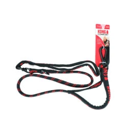 KONG Zero-shock Leash - Zwart -Honden Benodigdheden kong zero shock leash zwart 178519 1500 none