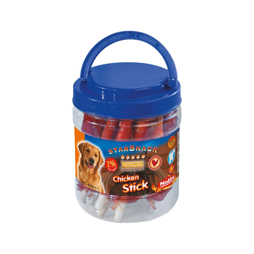 Nobby - Starsnack Barbecue Chicken Stick Jar 4 Nobby - Starsnack Barbecue Chicken Stick Jar - Afbeelding 2