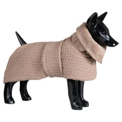 PAIKKA Badjas Drying Coat Spa -Honden Benodigdheden paikka drying coat spa taupe maat 70 136842 2000 none