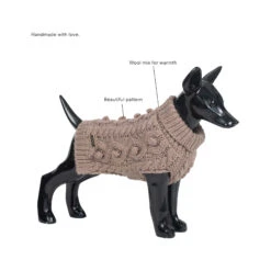 PAIKKA Handmade Knit Sweater -Honden Benodigdheden paikka handmade knit sweater green 219665 2000 none
