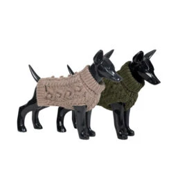 PAIKKA Handmade Knit Sweater -Honden Benodigdheden paikka handmade knit sweater green 219667 0500 none