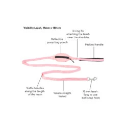 PAIKKA Visibility Leash -Honden Benodigdheden paikka visibility leash 217820 2000 none