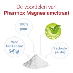 Pharmox Magnesiumcitraat Hond & Kat -Honden Benodigdheden pharmox magnesiumcitraat hond kat 219146 0500 none