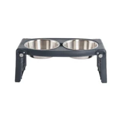 Popware Adjustable Height Pet Feeder -Honden Benodigdheden popware adjustable height feeder stainless steel bowls 100787 2000 none