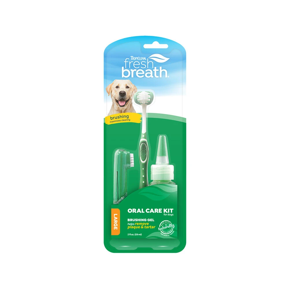 TropiClean Fresh Breath OralCareGel Kit Dogs 4 TropiClean Fresh Breath OralCareGel Kit Dogs - Afbeelding 2