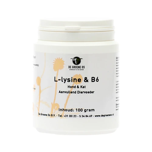 Groene Os L-Lysine B6 - Hond/Kat - Afbeelding 2