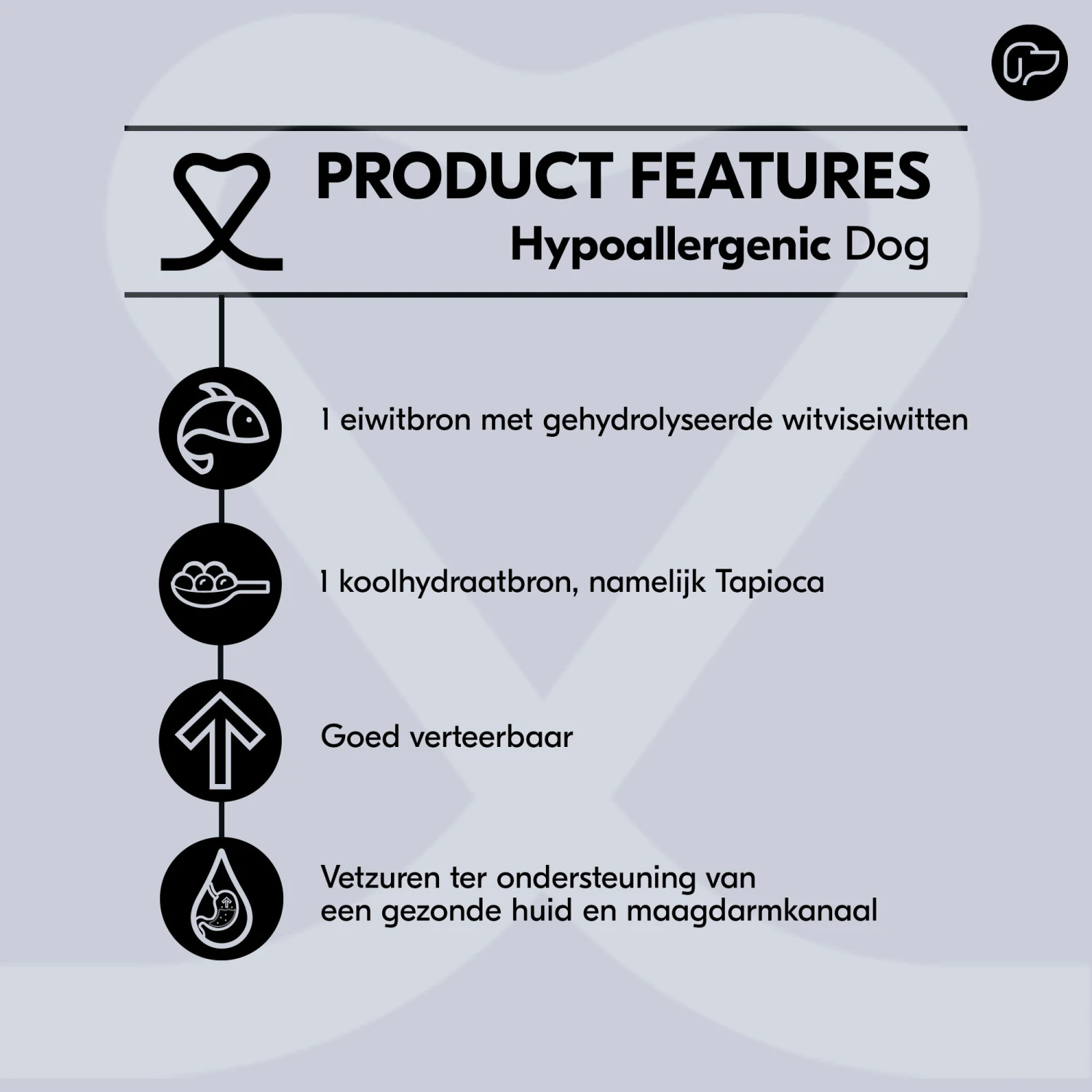 Vetality Hypoallergenic - Hondenvoer 8 Vetality Hypoallergenic - Hondenvoer - Afbeelding 6