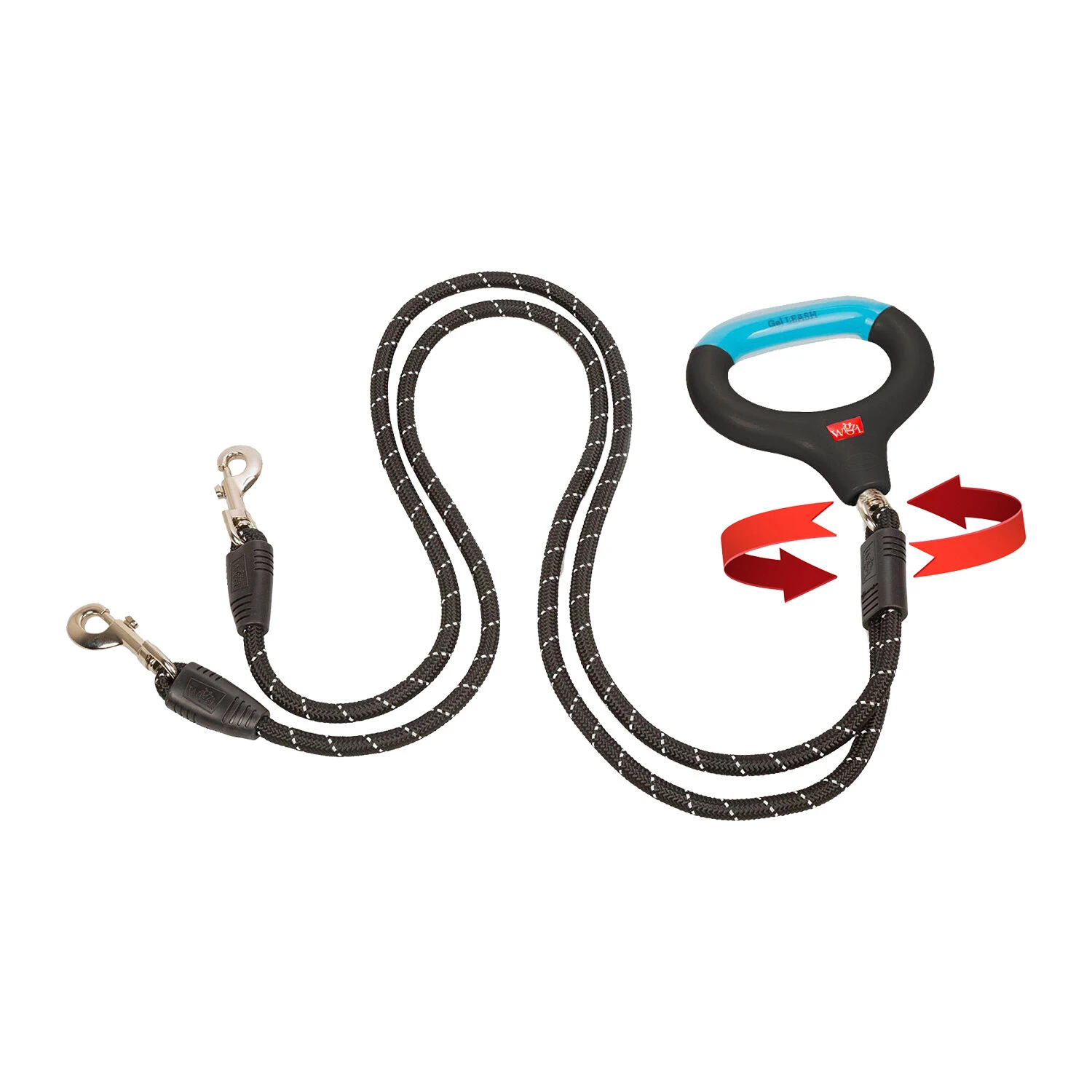 Wigzi Dual Doggie Gel Leash 3 Wigzi Dual Doggie Gel Leash